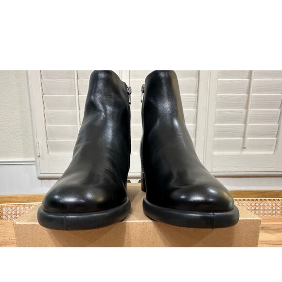Ecco Sculpted LX 35 Boots Black Leather Size 10/10.5 US 41 EU NWOB Sleek Stylish - Picture 8 of 14